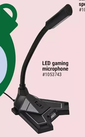 Giant Tiger Led gaming microphone offer