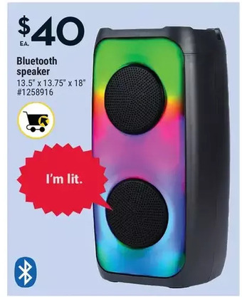 Giant Tiger Bluetooth speaker offer
