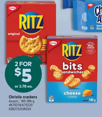 Giant Tiger Christie crackers offer