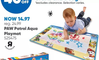 Toys R us Paw patrol aqua playmat - r exclusive offer
