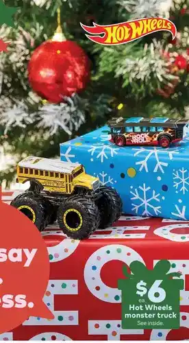 Giant Tiger Hot wheels monster truck offer