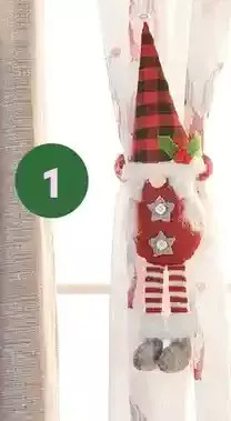 Giant Tiger Curtain tie-back offer