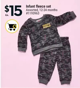 Giant Tiger Infant fleece set offer