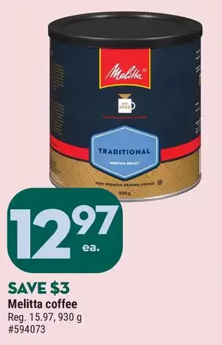 Giant Tiger Melitta coffee offer