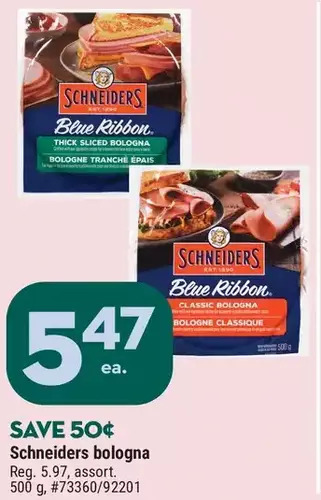 Giant Tiger Schneiders bologna offer
