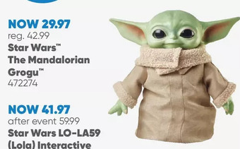 Toys R us Star wars the mandalorian the child plush figure offer