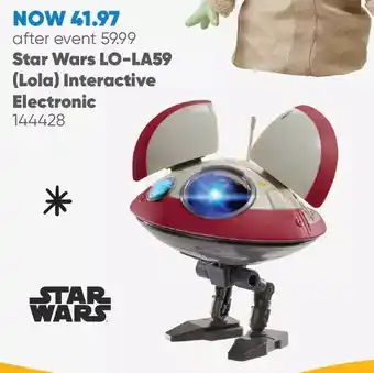 Toys R us Star wars l0-la59 (lola) interactive electronic figure, obi-wan kenobi series-inspired droid toy offer