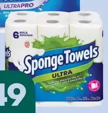 Giant Tiger Sponge towels paper towels offer