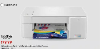Staples Brother inkvestment tank multifunction colour inkjet printer offer