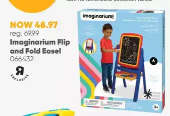 Toys R us Imaginarium flip and fold easel offer