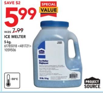 Lowe's Project source ice melter offer