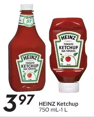 Sobeys Heinz ketchup offer