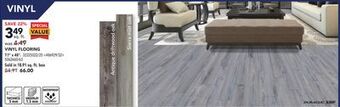 Lowe's Duraclic vinyl flooring 7.1" x 48" offer
