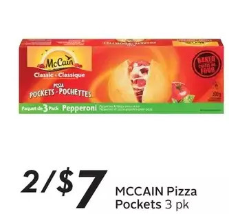 Sobeys Mccain pizza pockets offer