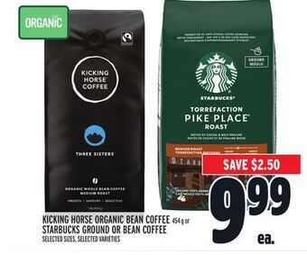 Metro Kicking horse organic bean coffee offer