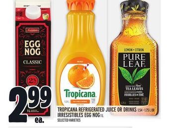 Metro Tropicana refrigerated juice or drinks offer