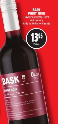 Metro Bask pinot noir offer
