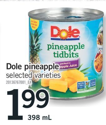 Fortinos Dole pineapple, 398 ml offer