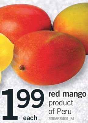 Fortinos Red mango offer