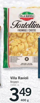 Fortinos Villa ravioli offer