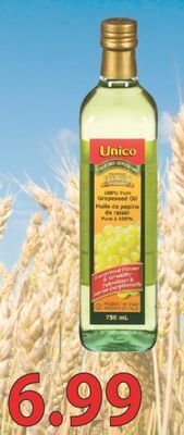 Fortinos Unico grapeseed oil, 750ml offer