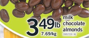 Fortinos Milk chocolate almonds offer