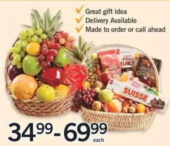 Fortinos Food items offer