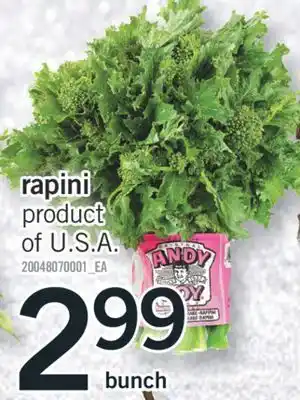 Fortinos Rapini, bunch offer