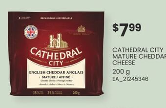 Fortinos Cathedral city mature cheddar cheese, 200 g offer