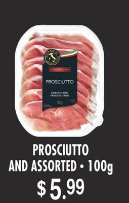 Fortinos Prosciutto and assorted, 100g offer
