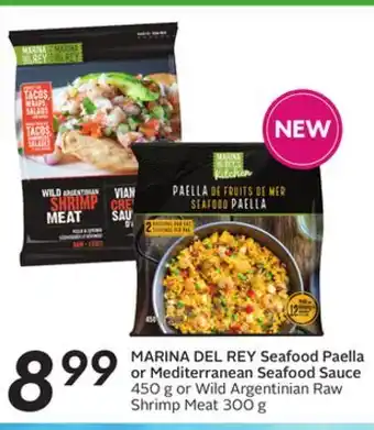 Sobeys Marina del rey seafood paella or mediterranean seafood sauce offer