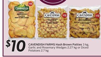 Sobeys Cavendish farms hash brown patties offer
