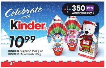 Sobeys Kinder surprise offer