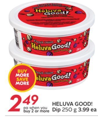 Sobeys Heluva good! dip offer