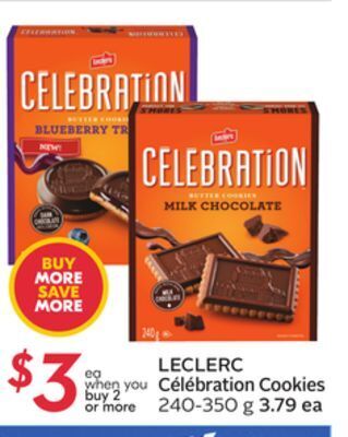 Sobeys Leclerc célébration cookies offer