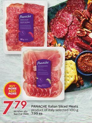 Sobeys Panache italian sliced meats offer