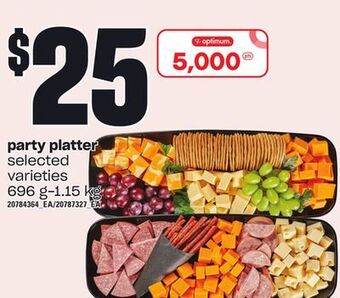 Loblaws Party platter, 696 g-1.15 kg offer