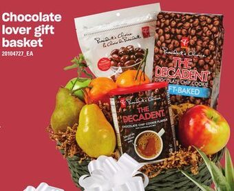 Loblaws Chocolate lover gift basket offer