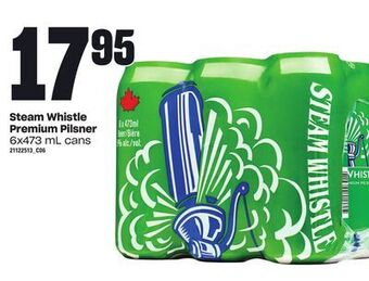 Loblaws Steam whistle premium pilsner, 6x473 ml cans offer
