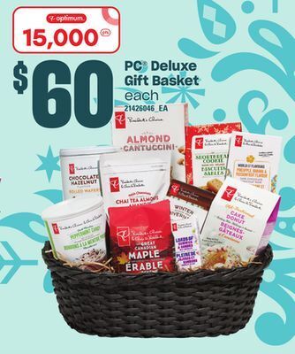 Loblaws Pc® deluxe gift basket offer