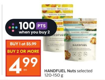 Foodland Handfuel nuts selected 120-150 g offer