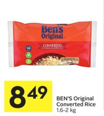 Foodland Ben's original converted rice 1.6-2 kg offer