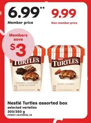 Independent Grocer Nestlé turtles assorted box, 300/350 g offer