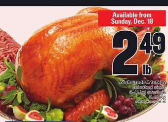 Independent Grocer Fresh grade a turkey, 5-11 kg average offer