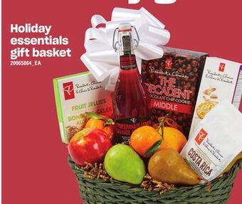 Independent Grocer Holiday essentials gift basket offer