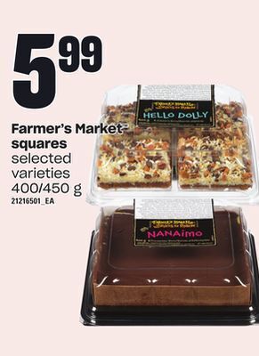 Independent Grocer Farmer's market™ squares, 400/450 g offer