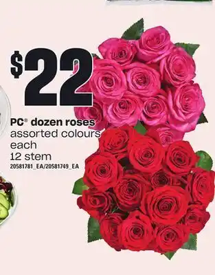 Independent Grocer Pc® dozen roses, 12 stem offer