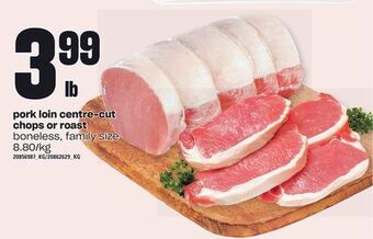 Independent Grocer Pork loin centre-cut chops or roast offer