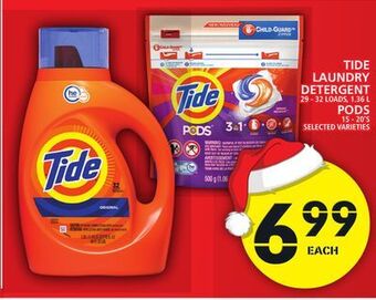 Food Basics Tide laundry detergent or pods offer