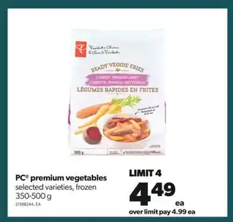Real Canadian Superstore Pc® premium vegetables, 350-500 g offer